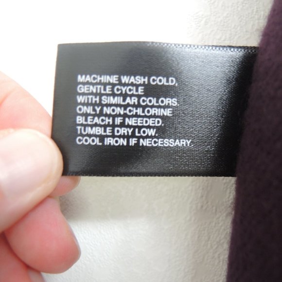 St. John's Bay Dark Purple Coat with Removable Hood & Lining Size Small - Picture 10 of 11